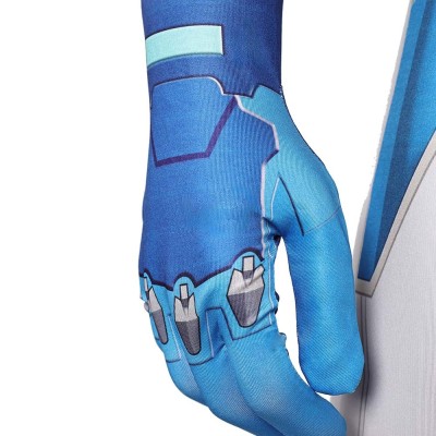 Rivals Human Torch Jonny Storm Costume de Cosplay Jumpsuit Tenue d'Halloween Carnaval