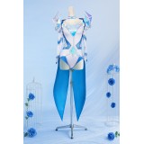 Rivals Emma Frost Default Skin Women Party Cosplay Costume Halloween Carnival Outfit