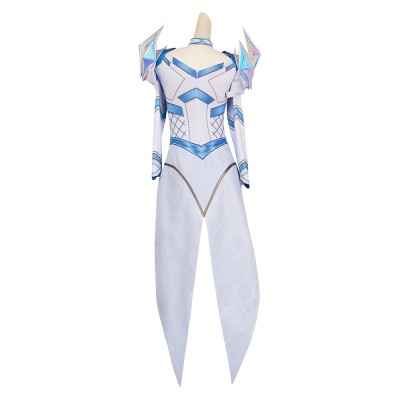 Rivals Emma Frost Default Skin Women Party Cosplay Costume Halloween Carnival Outfit