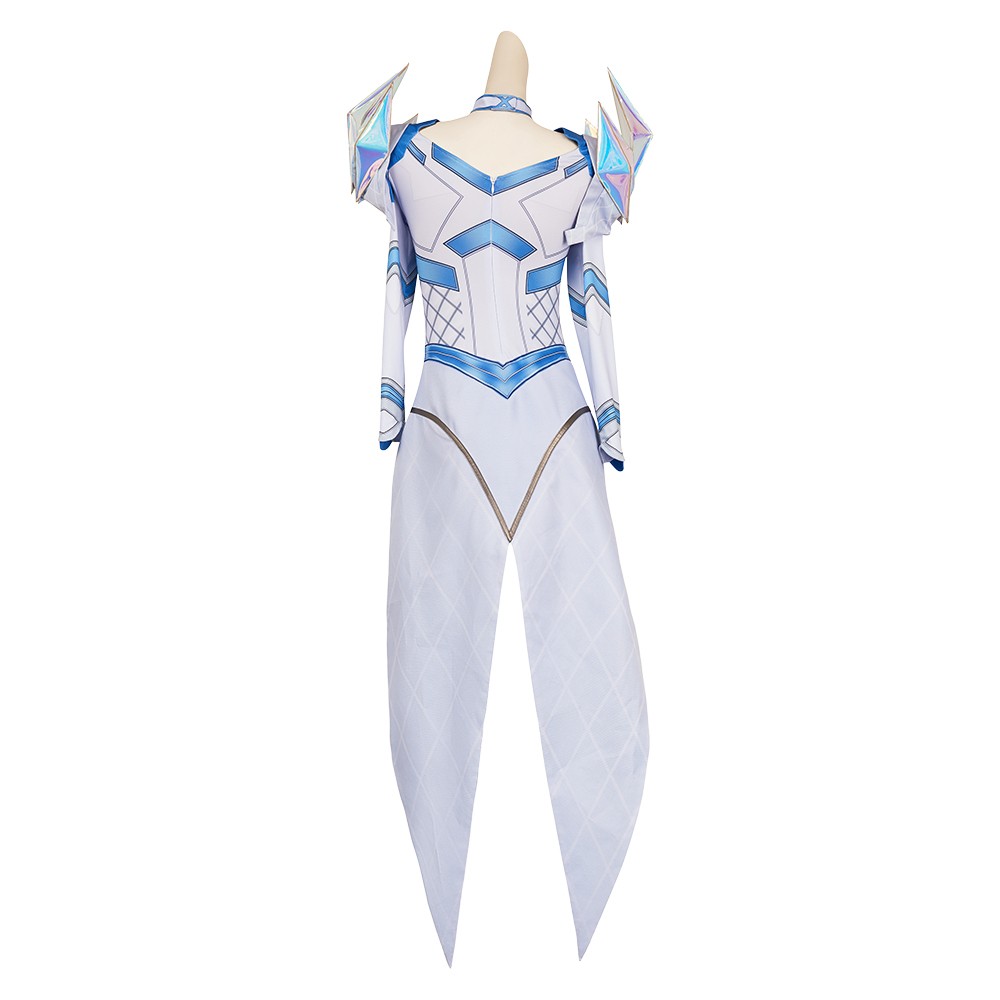 Rivals Emma Frost Default Skin Women Party Cosplay Costume Halloween Carnival Outfit