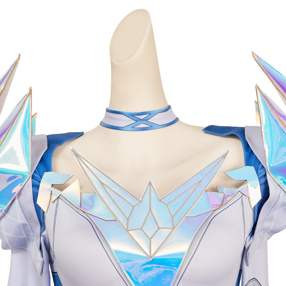 Rivals Emma Frost Default Skin Women Party Cosplay Costume Halloween Carnival Outfit