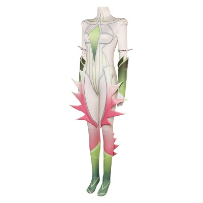 Rivals Dagger Croissance &amp; Déclin Femme Blanc Combinaison Fête Cosplay Costume Halloween Carnaval Tenue
