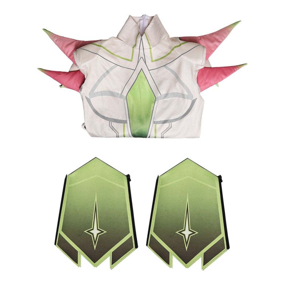 Rivals Dagger Croissance &amp; Déclin Femme Blanc Combinaison Fête Cosplay Costume Halloween Carnaval Tenue