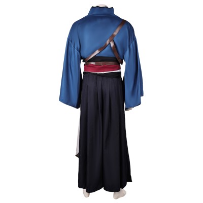 Rise of the Ronin 2024 Ronin Blue Kimono Suit Cosplay Costume Halloween Carnival Outfit