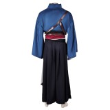Rise of the Ronin 2024 Ronin Blue Kimono Suit Cosplay Costume Halloween Carnival Outfit