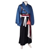 Rise of the Ronin 2024 Ronin Blue Kimono Suit Cosplay Costume Halloween Carnival Outfit