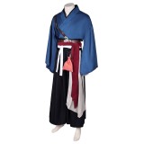 Rise of the Ronin 2024 Ronin Blue Kimono Suit Cosplay Costume Halloween Carnival Outfit