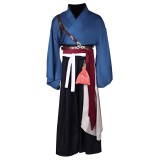 Rise of the Ronin 2024 Ronin Blue Kimono Suit Cosplay Costume Halloween Carnival Outfit