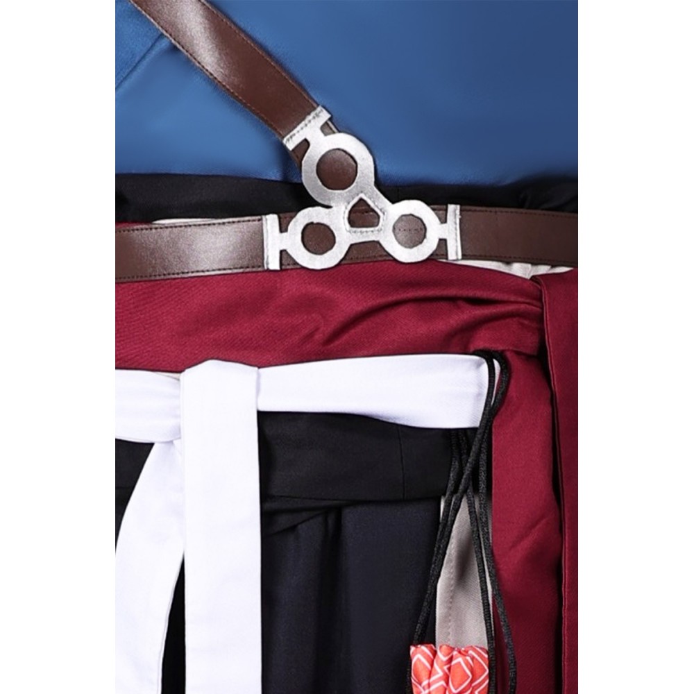 Rise of the Ronin 2024 Ronin Blue Kimono Suit Cosplay Costume Halloween Carnival Outfit