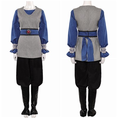 Rey Skywalker Padawan Woman Party Cosplay Costume Halloween Carnival Outfit