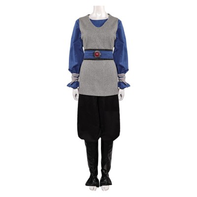 Costume de fête de femme Padawan Rey Skywalker pour cosplay, Halloween, carnaval