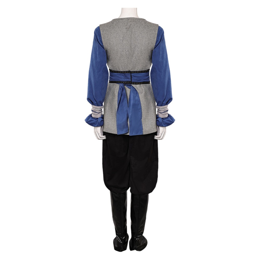 Costume de fête de femme Padawan Rey Skywalker pour cosplay, Halloween, carnaval