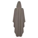 Rey Skywalker Costume de Cosplay avec Cape Grise pour Fête Halloween Carnaval