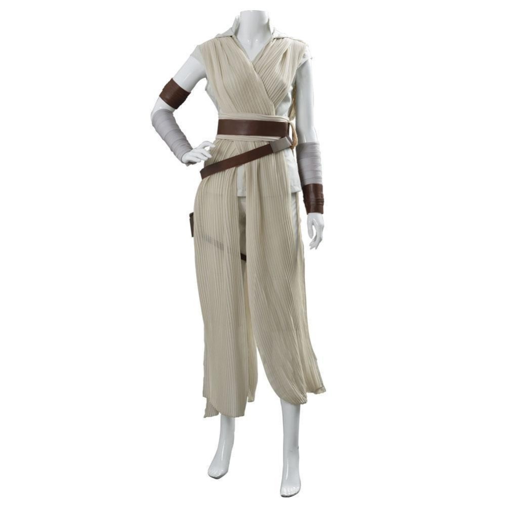 Costume de cosplay uniforme de Rey Skywalker pour Halloween et carnaval
