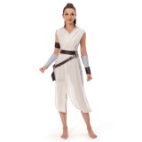 Costume de cosplay uniforme de Rey Skywalker pour Halloween et carnaval