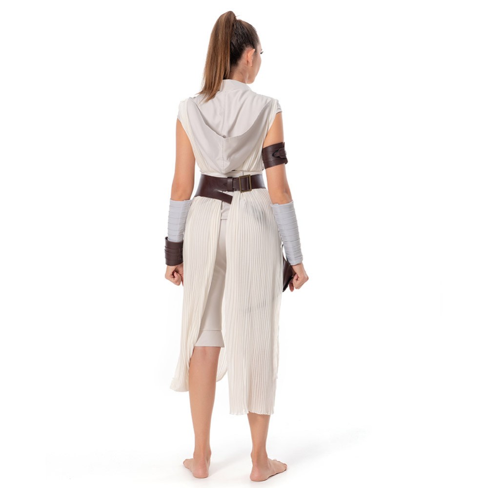 Costume de cosplay uniforme de Rey Skywalker pour Halloween et carnaval