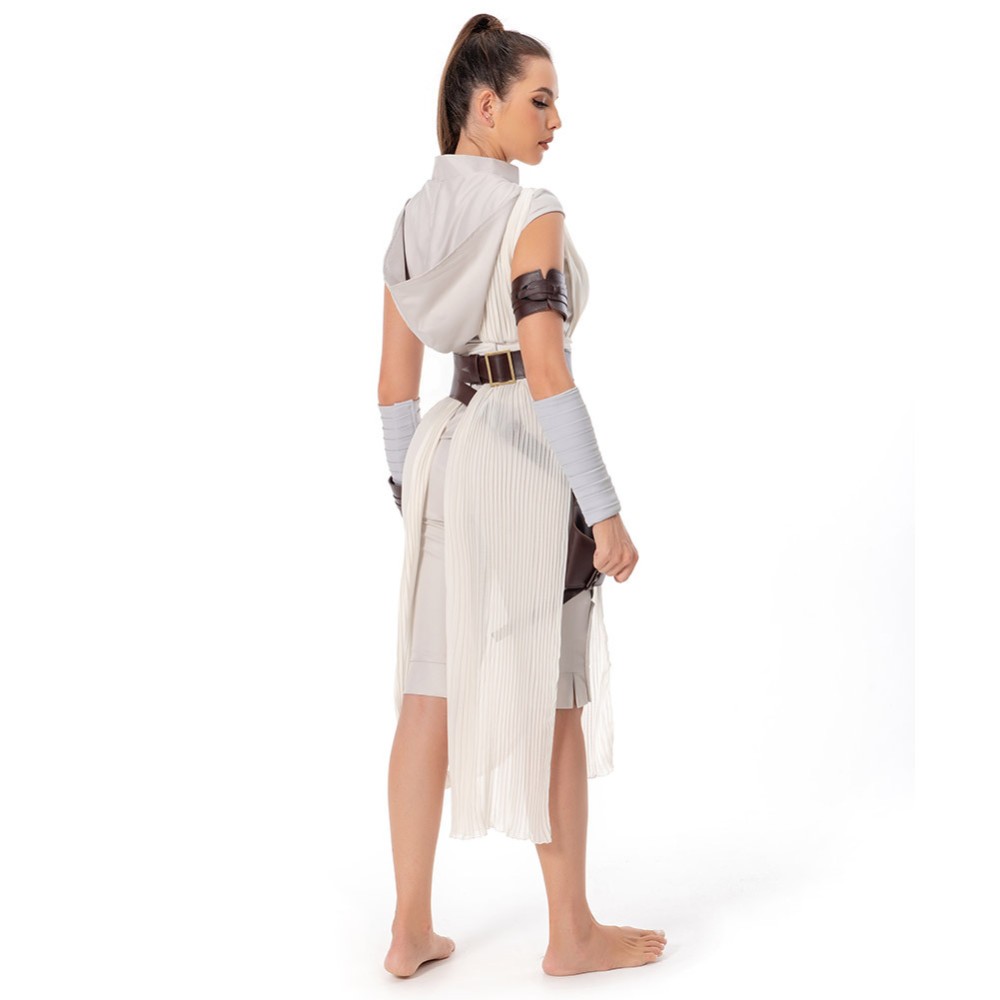 Costume de cosplay uniforme de Rey Skywalker pour Halloween et carnaval