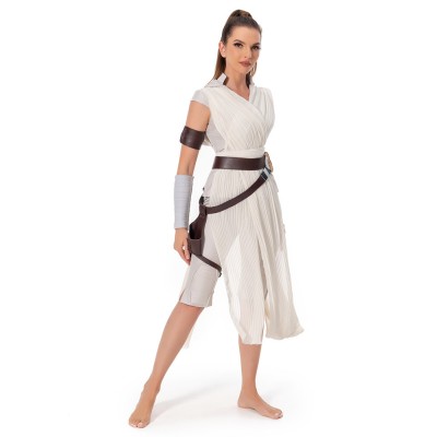 Costume de cosplay uniforme de Rey Skywalker pour Halloween et carnaval