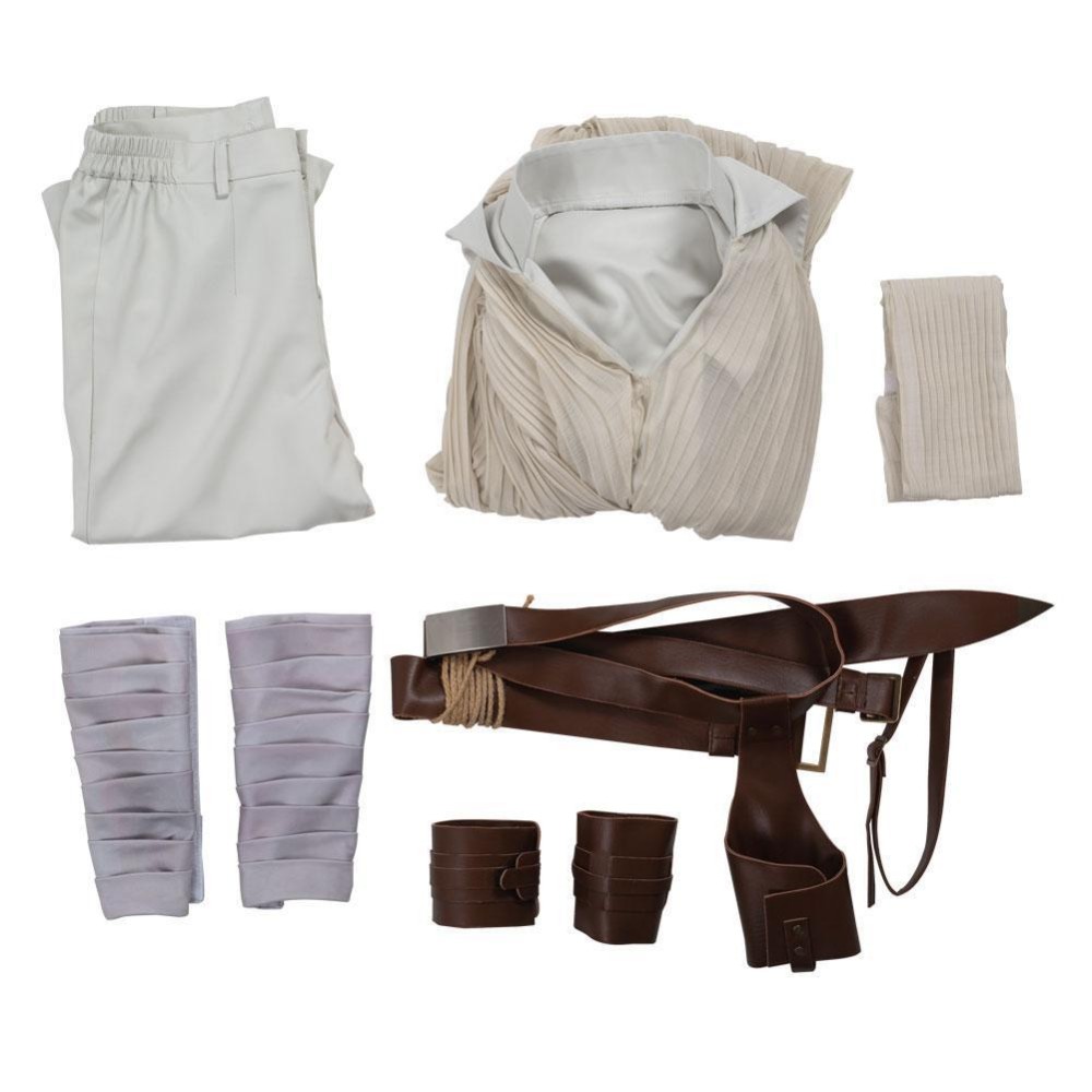 Costume de cosplay uniforme de Rey Skywalker pour Halloween et carnaval