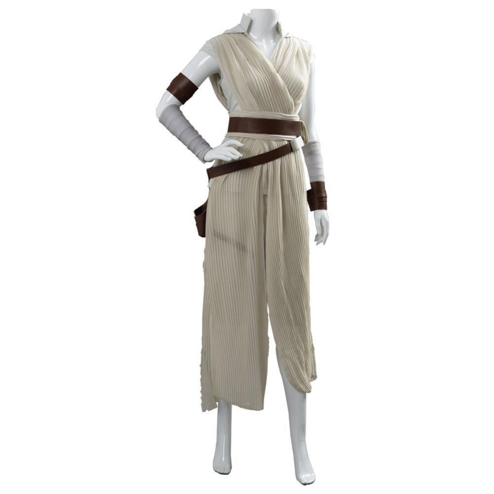 Costume de cosplay uniforme de Rey Skywalker pour Halloween et carnaval