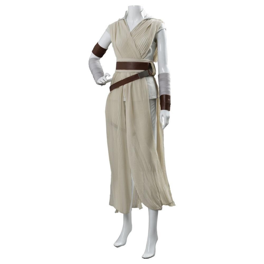 Costume de cosplay uniforme de Rey Skywalker pour Halloween et carnaval