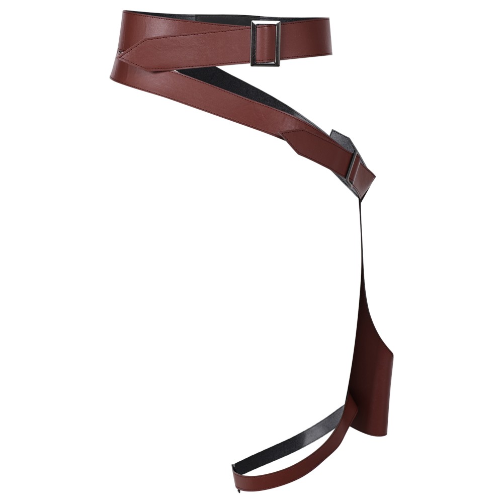 Ceinture en cuir composite Rey Skywalker avec holster accessoire pour costume de cosplay Halloween Carnaval