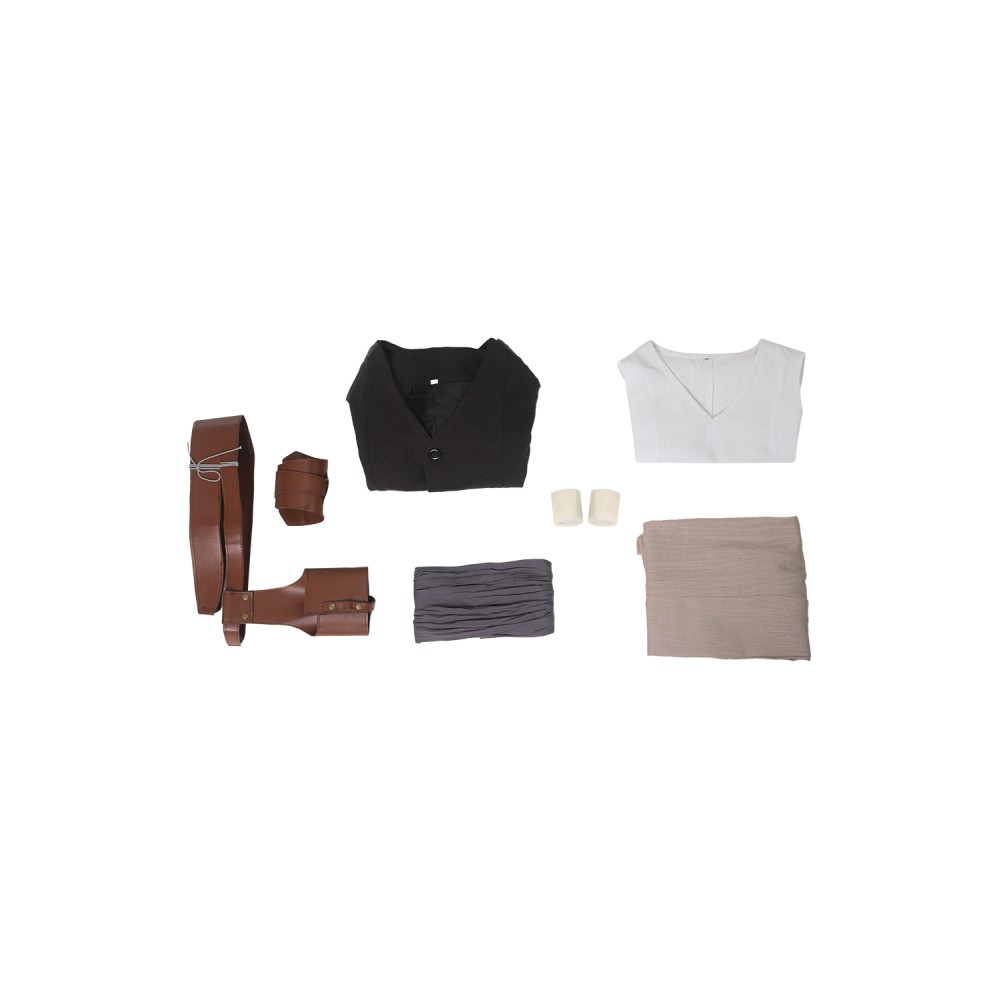 Rey Suit Cosplay Costume Halloween Carnival Outfit