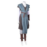 Rey Grey Robe Cosplay Costume Halloween Carnival Outfit