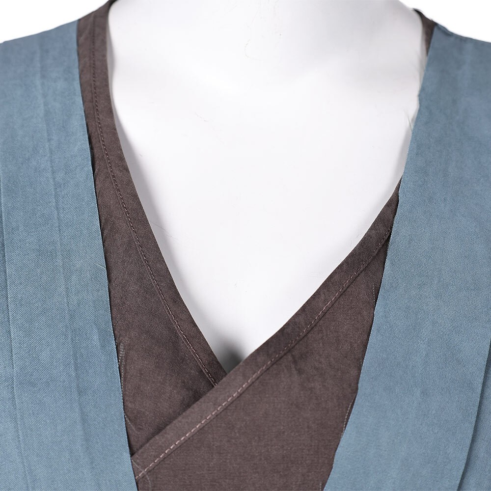 Rey Grey Robe Cosplay Costume Halloween Carnival Outfit