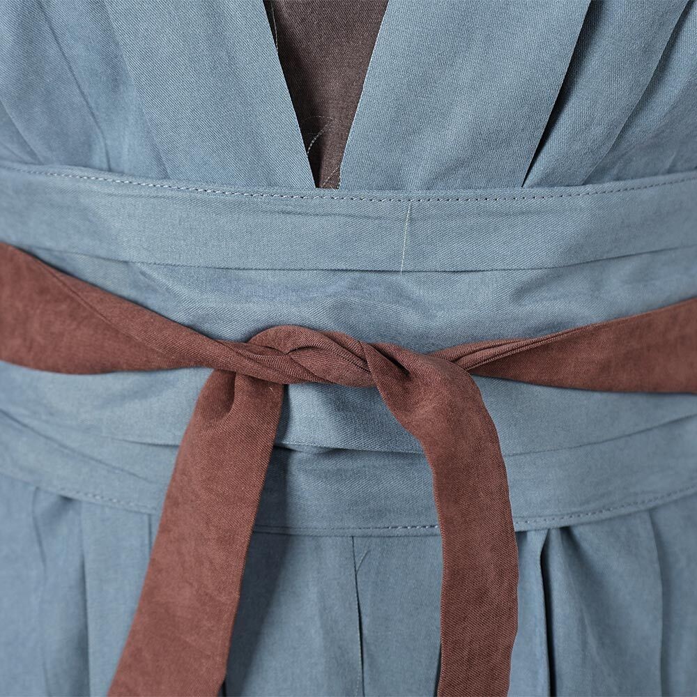 Rey Grey Robe Cosplay Costume Halloween Carnival Outfit