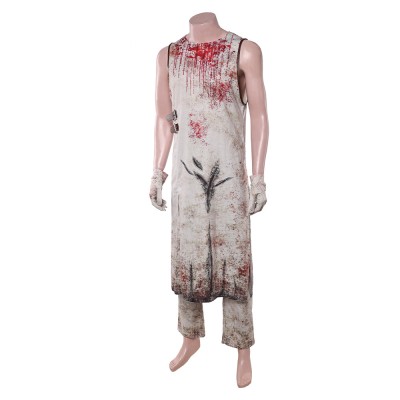 Return to Silent Hill Red Pyramid Triangle Head Cosplay Costume Halloween Carnival Outfit