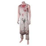 Return to Silent Hill Red Pyramid Triangle Head Cosplay Costume Halloween Carnival Outfit