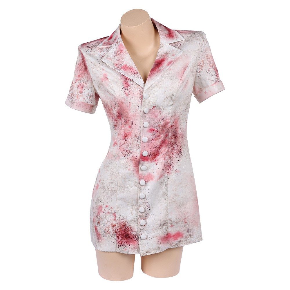 Return to Silent Hill Nurse Blood Cosplay Costume Halloween Carnival Outfit