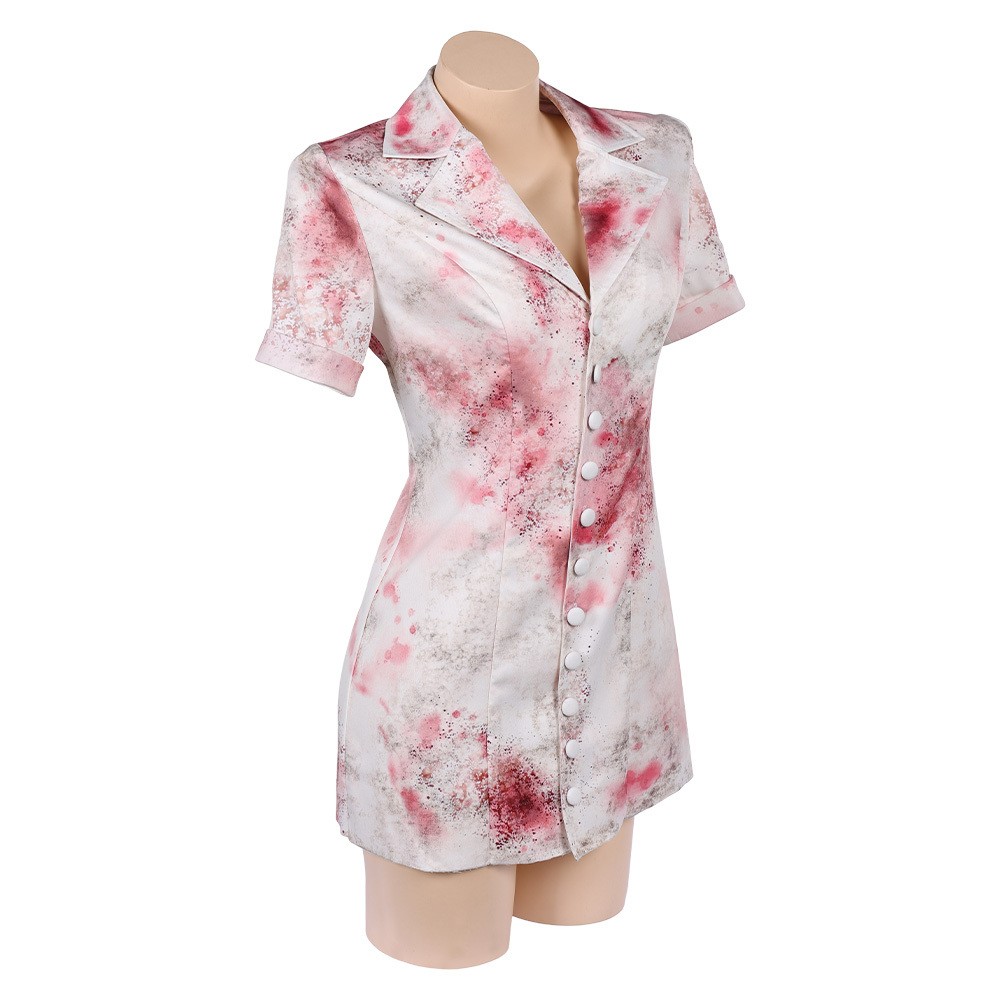 Return to Silent Hill Nurse Blood Cosplay Costume Halloween Carnival Outfit