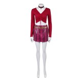 Retour à Silent Hill Costume de Cosplay de Mary Red Tenue de Carnaval d'Halloween