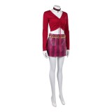 Retour à Silent Hill Costume de Cosplay de Mary Red Tenue de Carnaval d'Halloween
