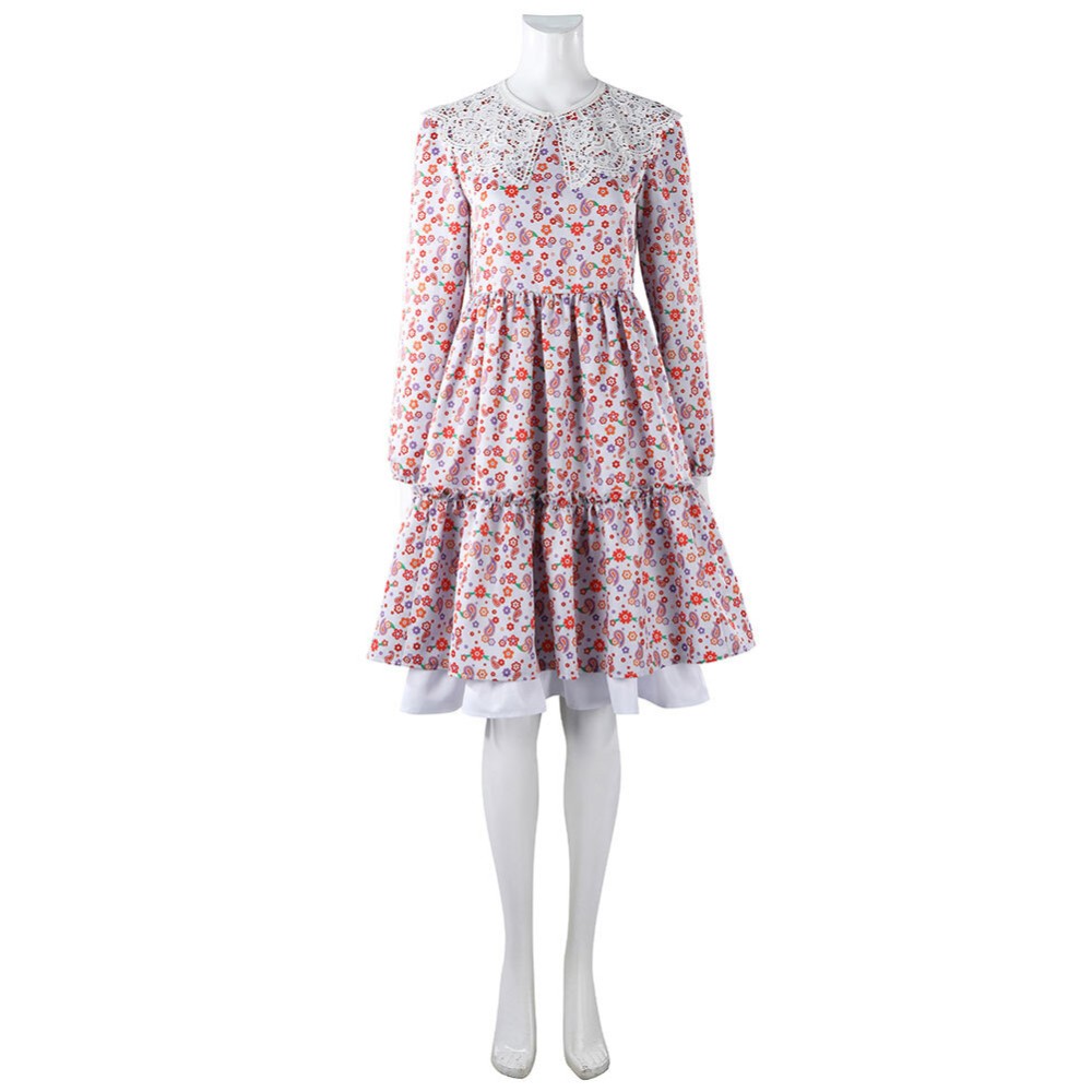 Return to Silent Hill Laura Women Pink Dress Cosplay Costume Halloween Carnival Outfit