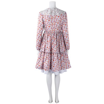Return to Silent Hill Laura Women Pink Dress Cosplay Costume Halloween Carnival Outfit