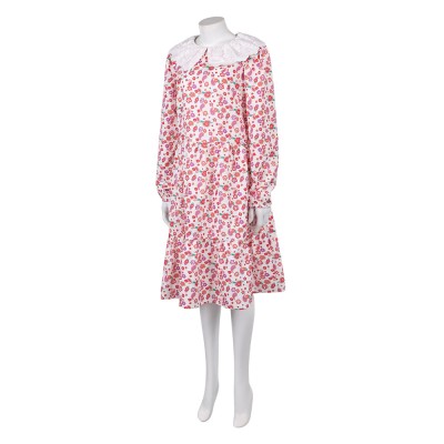 Return to Silent Hill Laura Pink Dress Cosplay Costume Halloween Carnival Outfit