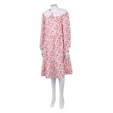 Return to Silent Hill Laura Pink Dress Cosplay Costume Halloween Carnival Outfit