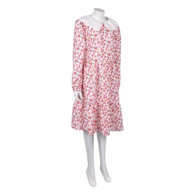 Return to Silent Hill Laura Pink Dress Cosplay Costume Halloween Carnival Outfit