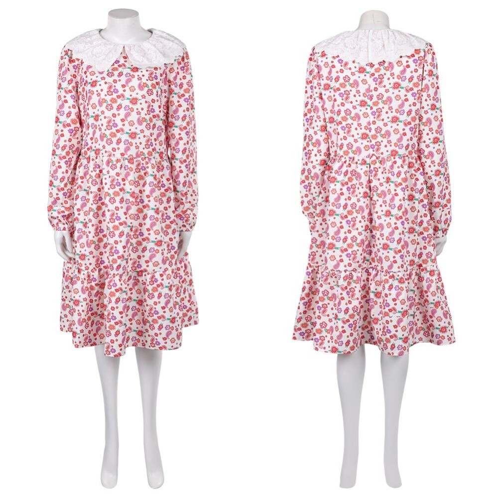 Return to Silent Hill Laura Pink Dress Cosplay Costume Halloween Carnival Outfit
