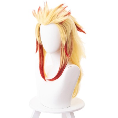Rengoku Kyoujurou Wig Cosplay Costume Halloween Carnival