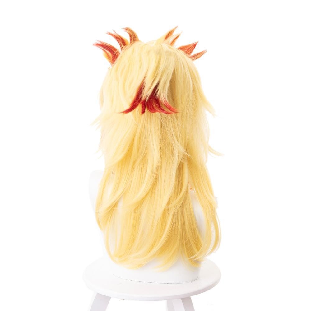 Rengoku Kyoujurou Wig Cosplay Costume Halloween Carnival
