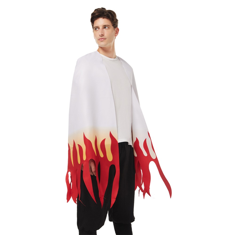 Rengoku Kyoujurou Adult Cloak Coat Suit Cosplay Costume Halloween Carnival