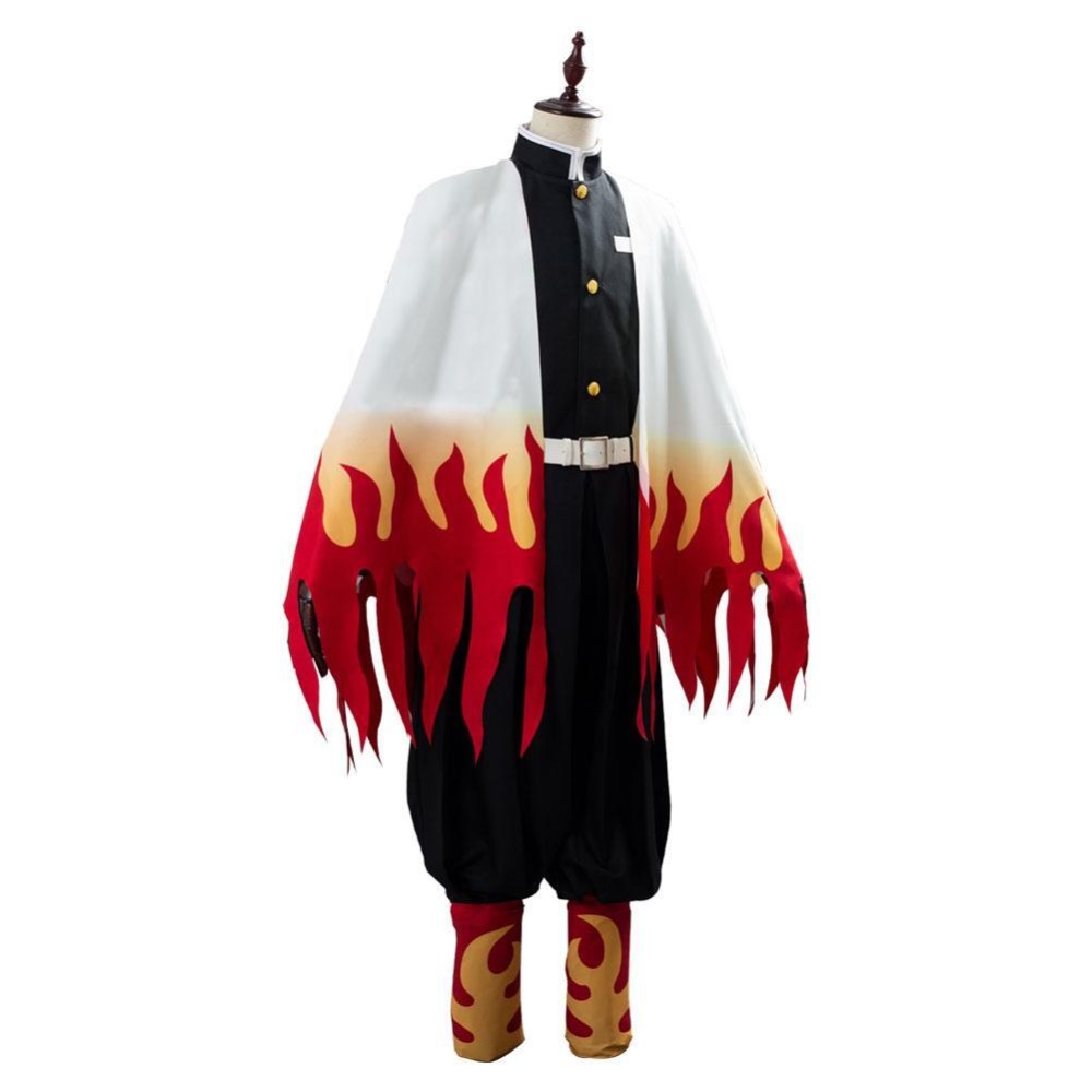 Rengoku Kyoujuro/Kyoujurou Cosplay Costume Halloween Carnival Outfit