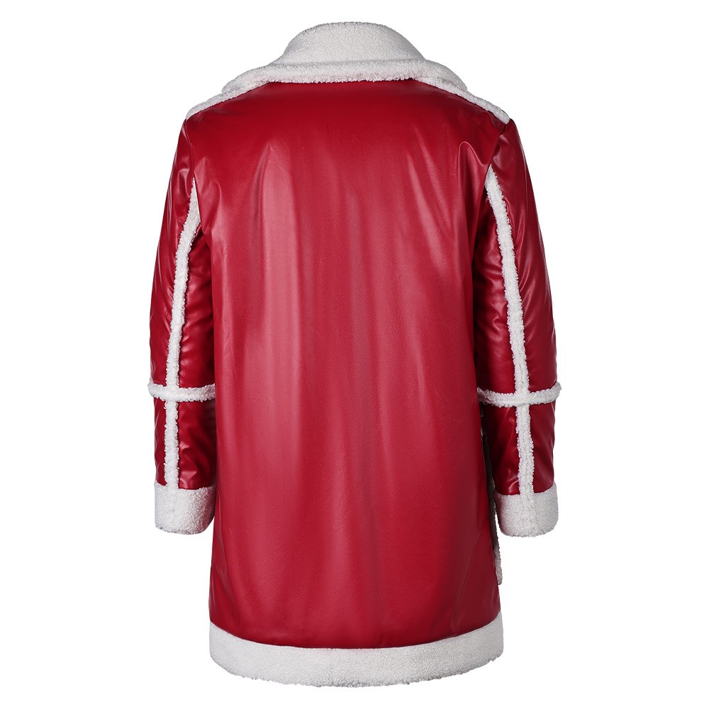 Red One (2024) Santa Claus Red Jacket Cosplay Costume Halloween Carnival Outfit