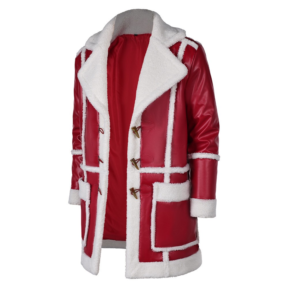 Red One (2024) Santa Claus Red Jacket Cosplay Costume Halloween Carnival Outfit