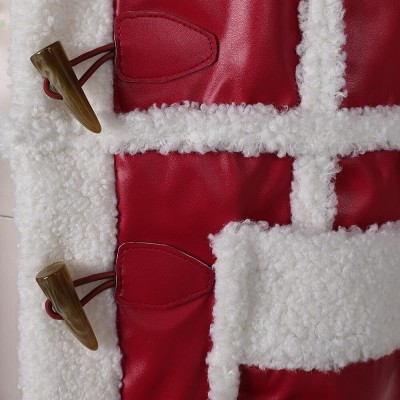 Red One (2024) Santa Claus Red Jacket Cosplay Costume Halloween Carnival Outfit