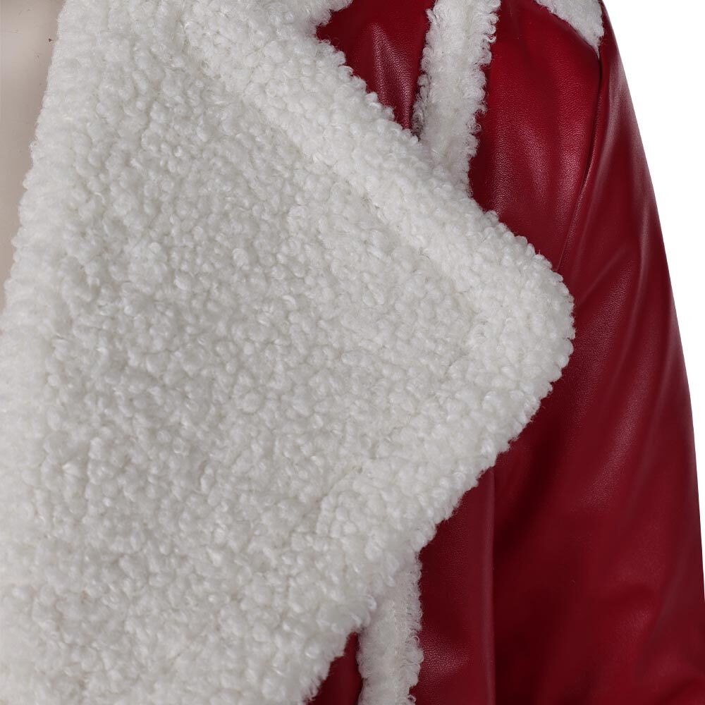 Red One (2024) Santa Claus Red Jacket Cosplay Costume Halloween Carnival Outfit